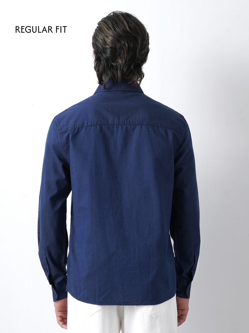 Navy Blue Oxford Shirt