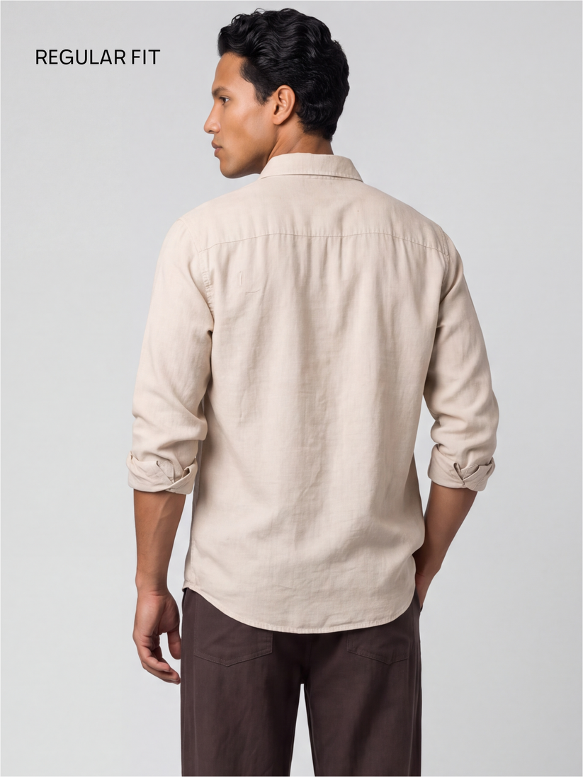 Natural Lyocell Linen Shirt