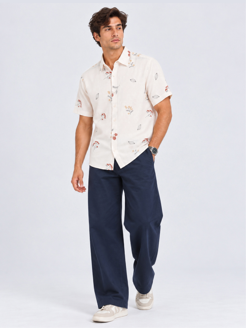 Linen Rich Meadow Bloom Shirt