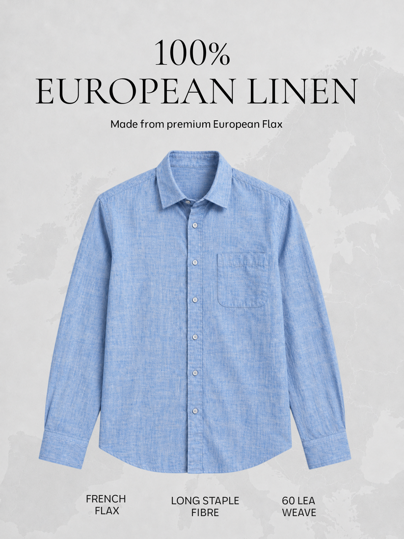 Skyline Pure European Linen Shirt