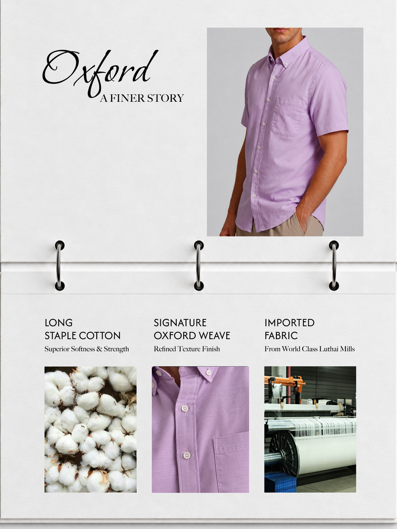 Lavender Oxford Shirt