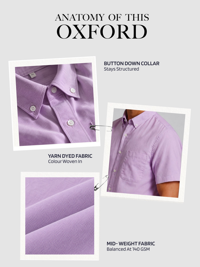 Lavender Oxford Shirt