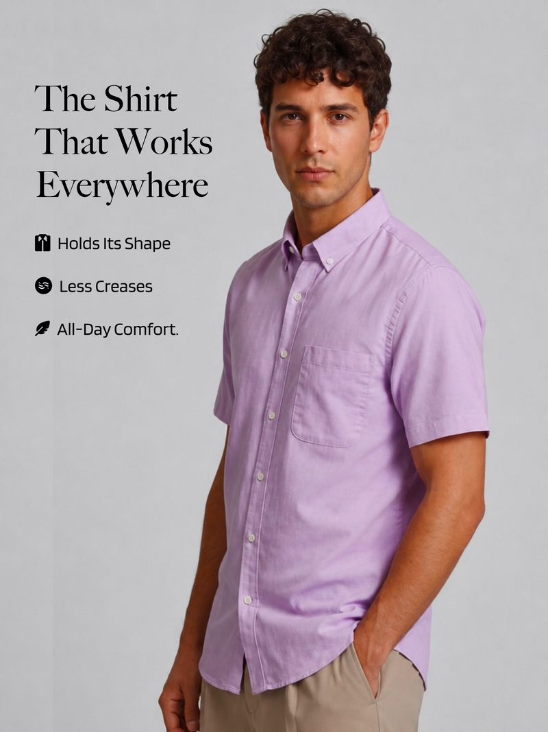 Lavender Oxford Shirt