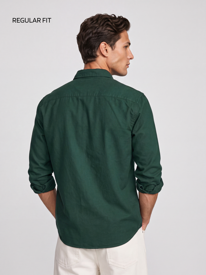 Dark Green Oxford Shirt