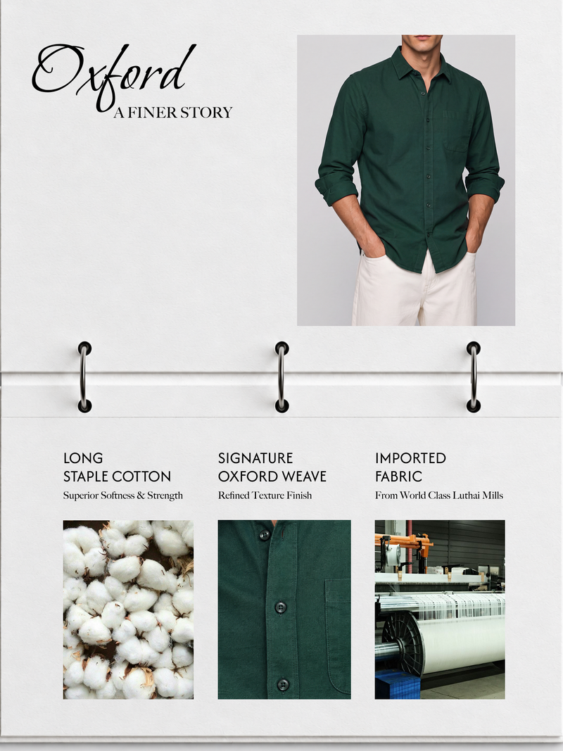 Dark Green Oxford Shirt