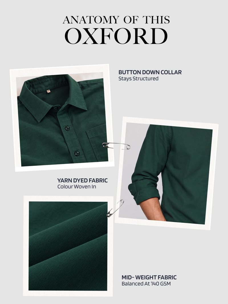 Dark Green Oxford Shirt