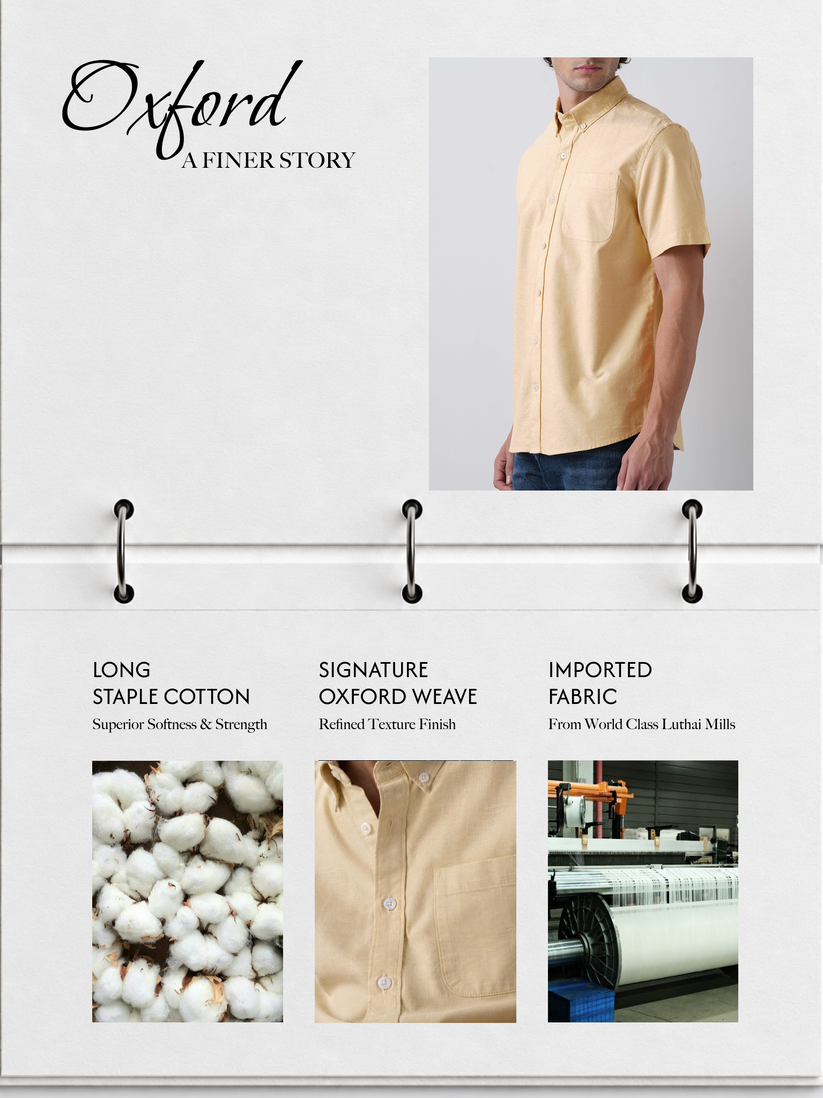 Butter Yellow Oxford Shirt