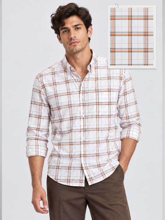 Sandstone Windowpane Shirt