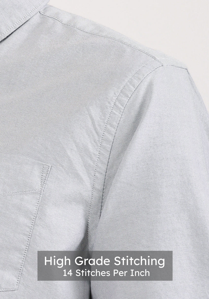 Light Grey Oxford Shirt