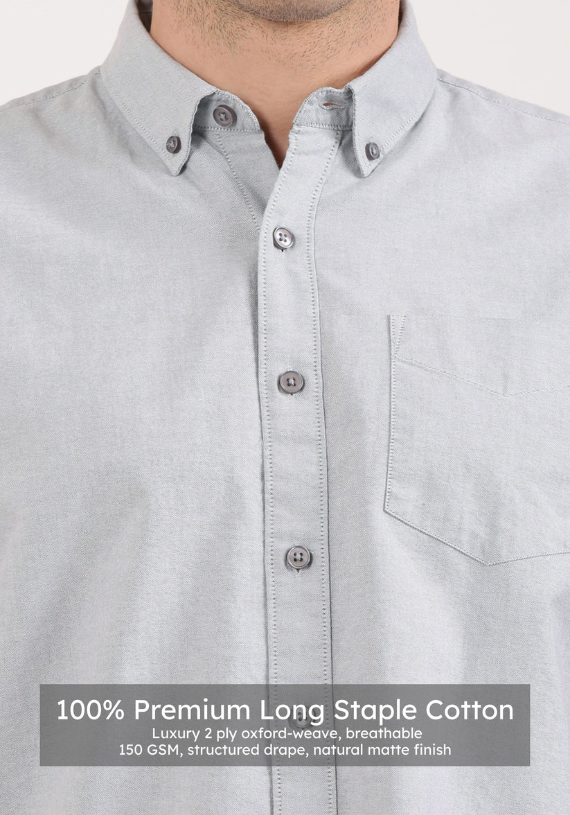 Light Grey Oxford Shirt