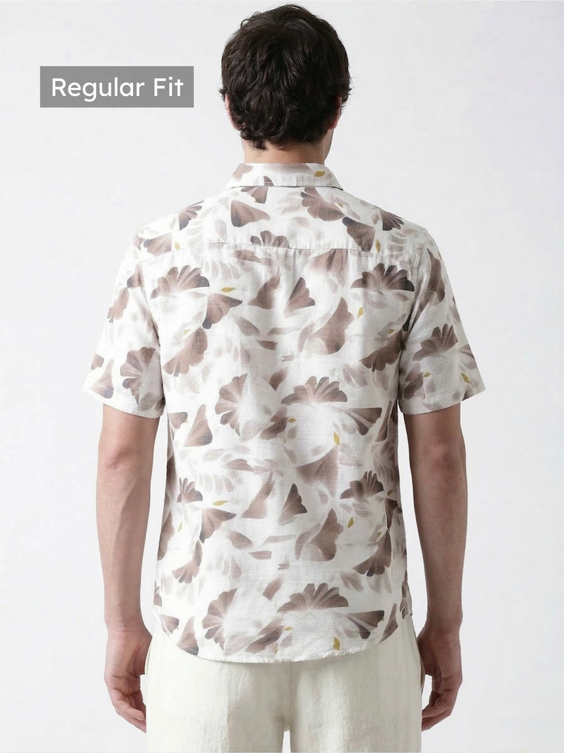 Brown Print Shirt