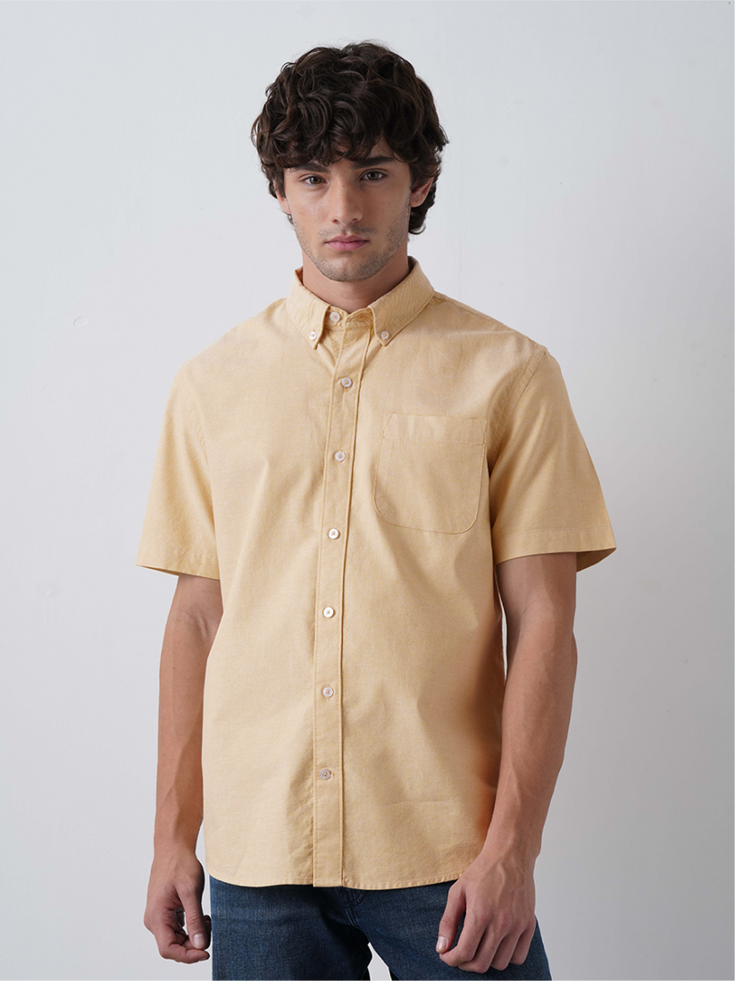 Butter Yellow Oxford Shirt
