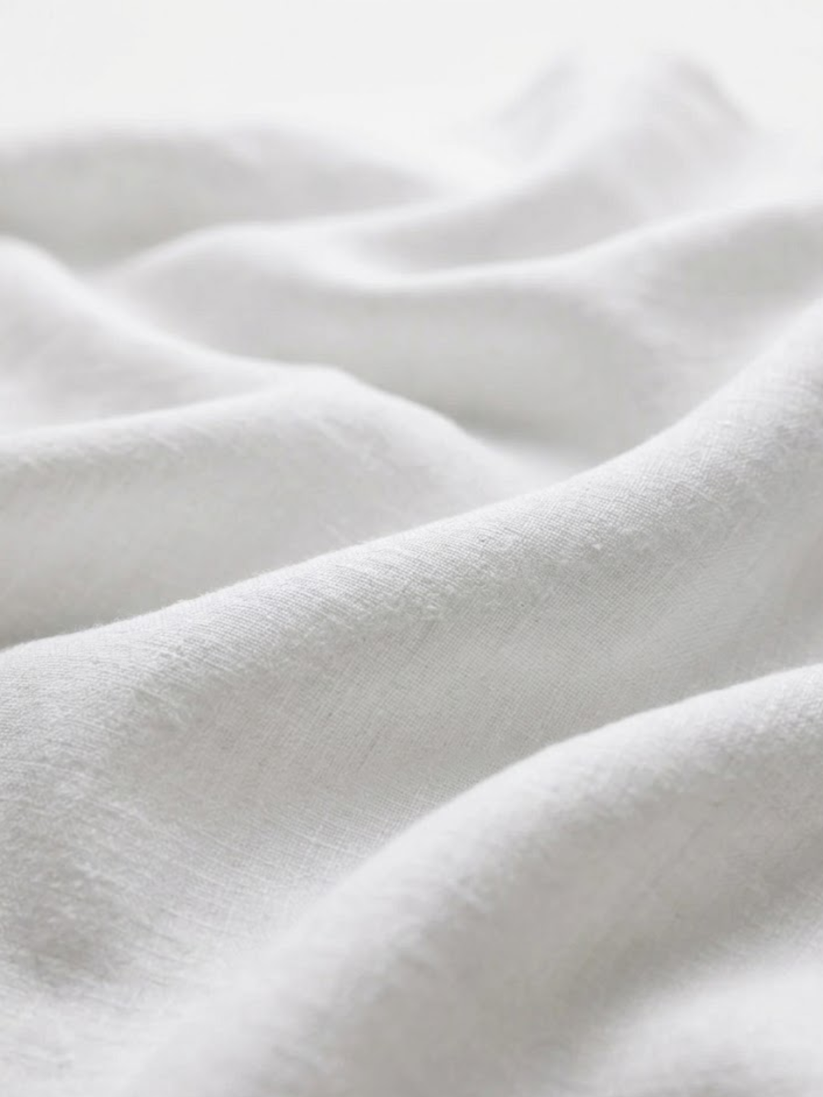 White Pure Italian Linen Shirt