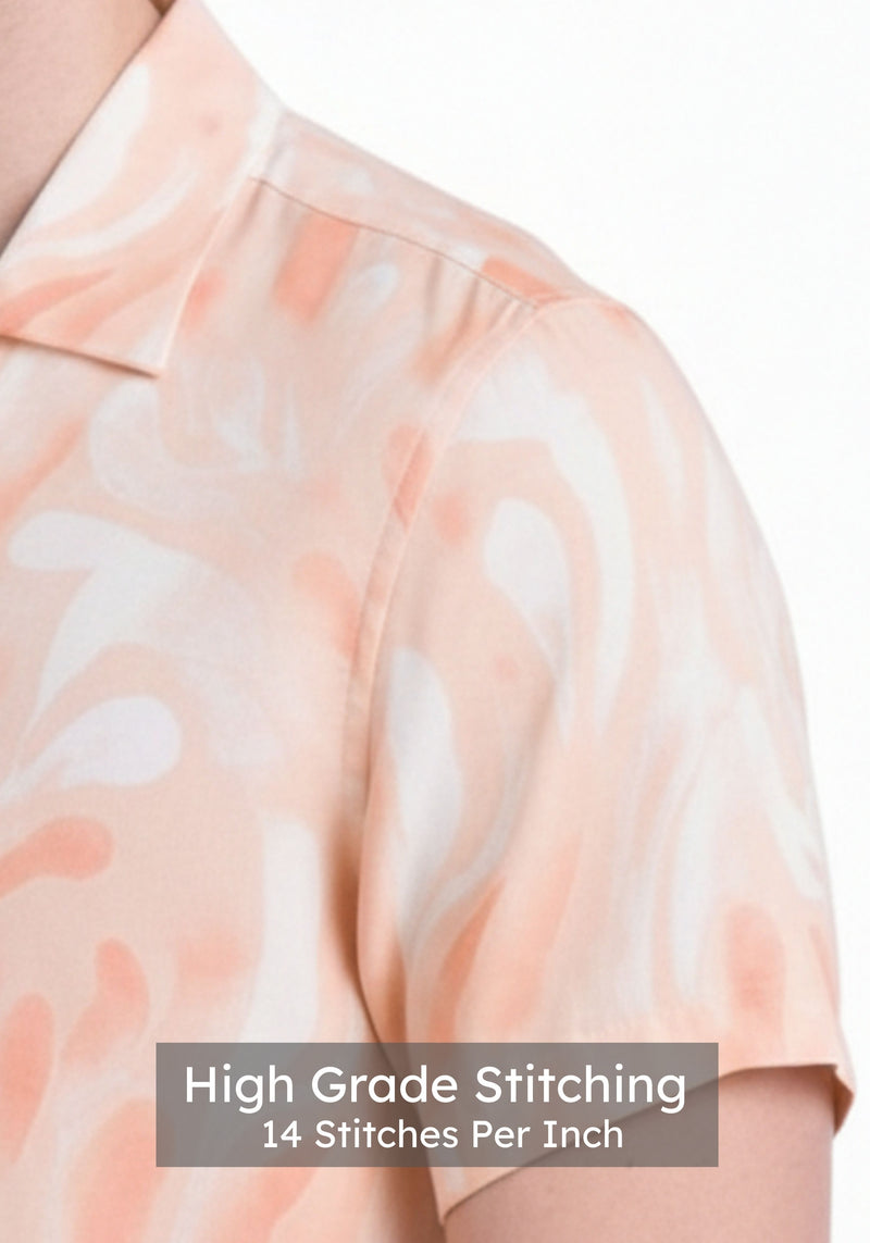 TENCEL™ Peach Print Shirt