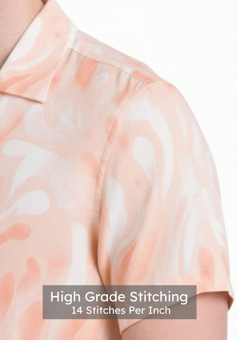 TENCEL™ Peach Print Shirt