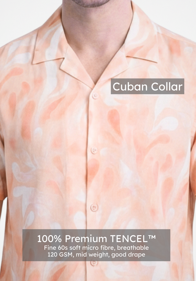 TENCEL™ Peach Print Shirt