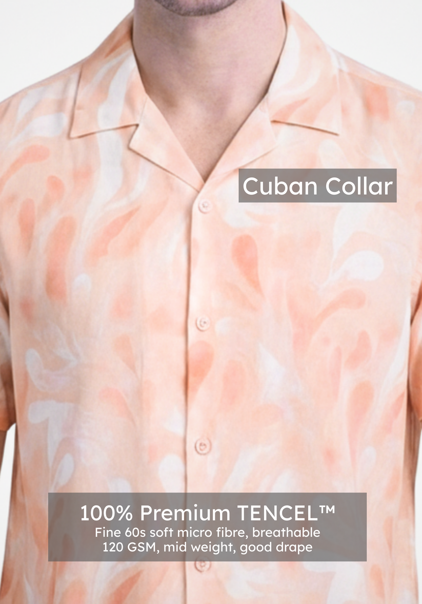 TENCEL™ Peach Print Shirt