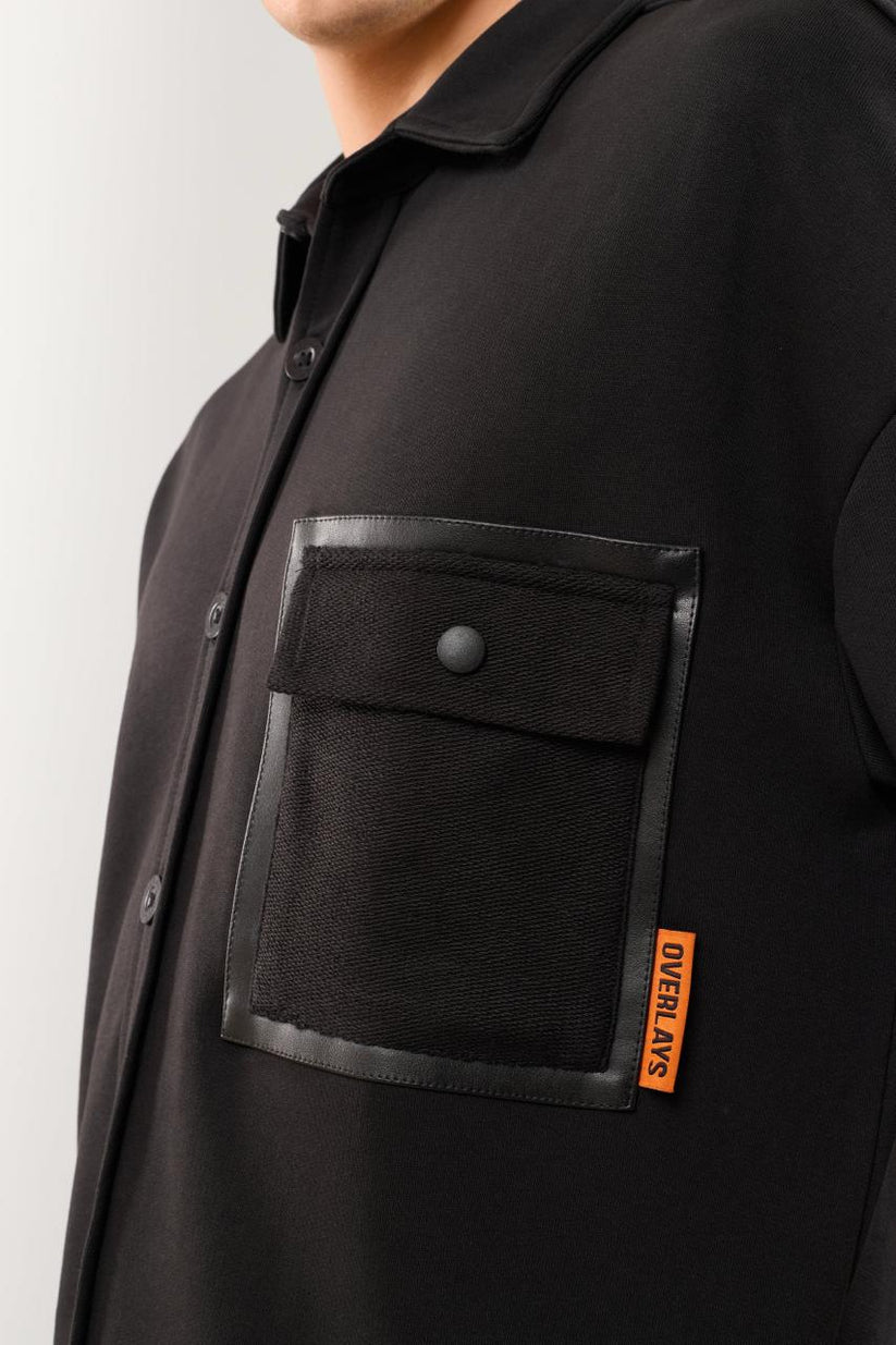 Patchwork Half Sleeves Shirt