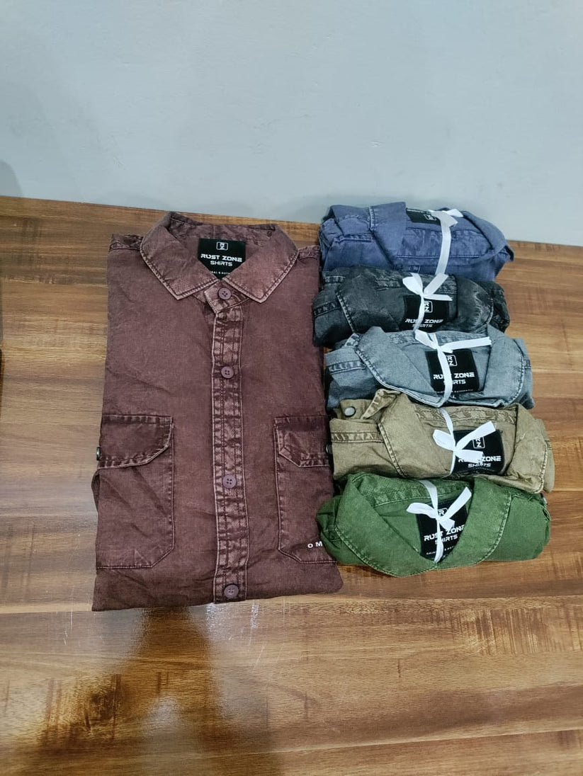 Premium Sulphur Denim Wash Wine