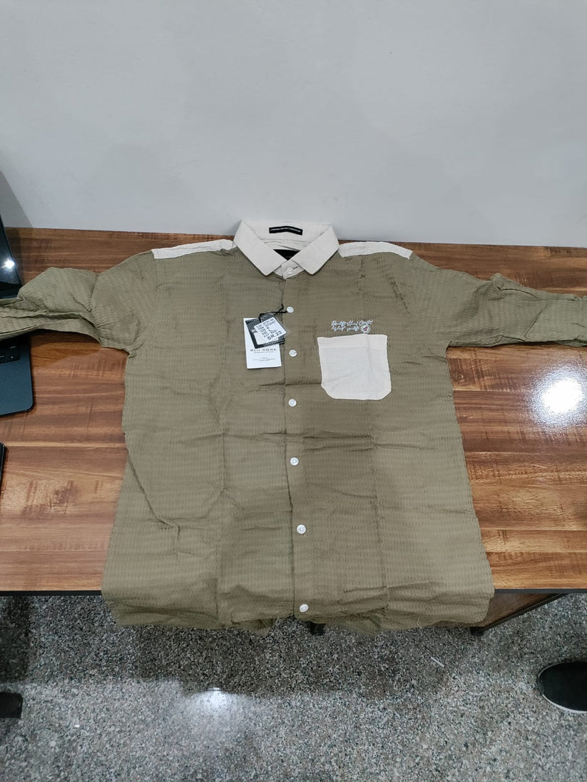 Premium Out Collar Trendy Brown