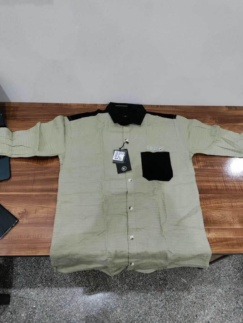 Premium Out Collar Trendy Brown