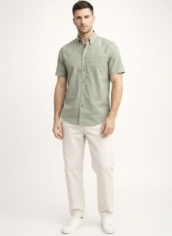 Sage Green Oxford Shirt