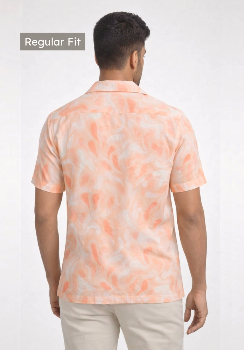 TENCEL™ Peach Print Shirt