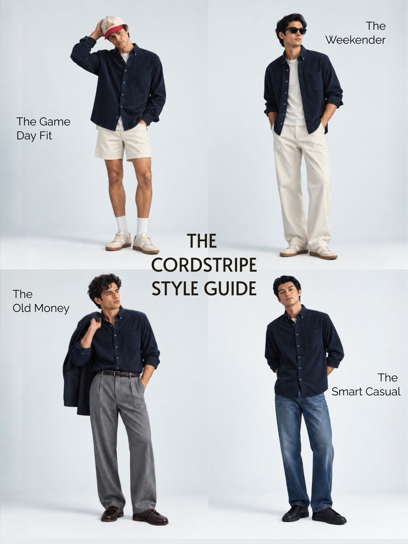Navy Blue CordStripe™ Shirt