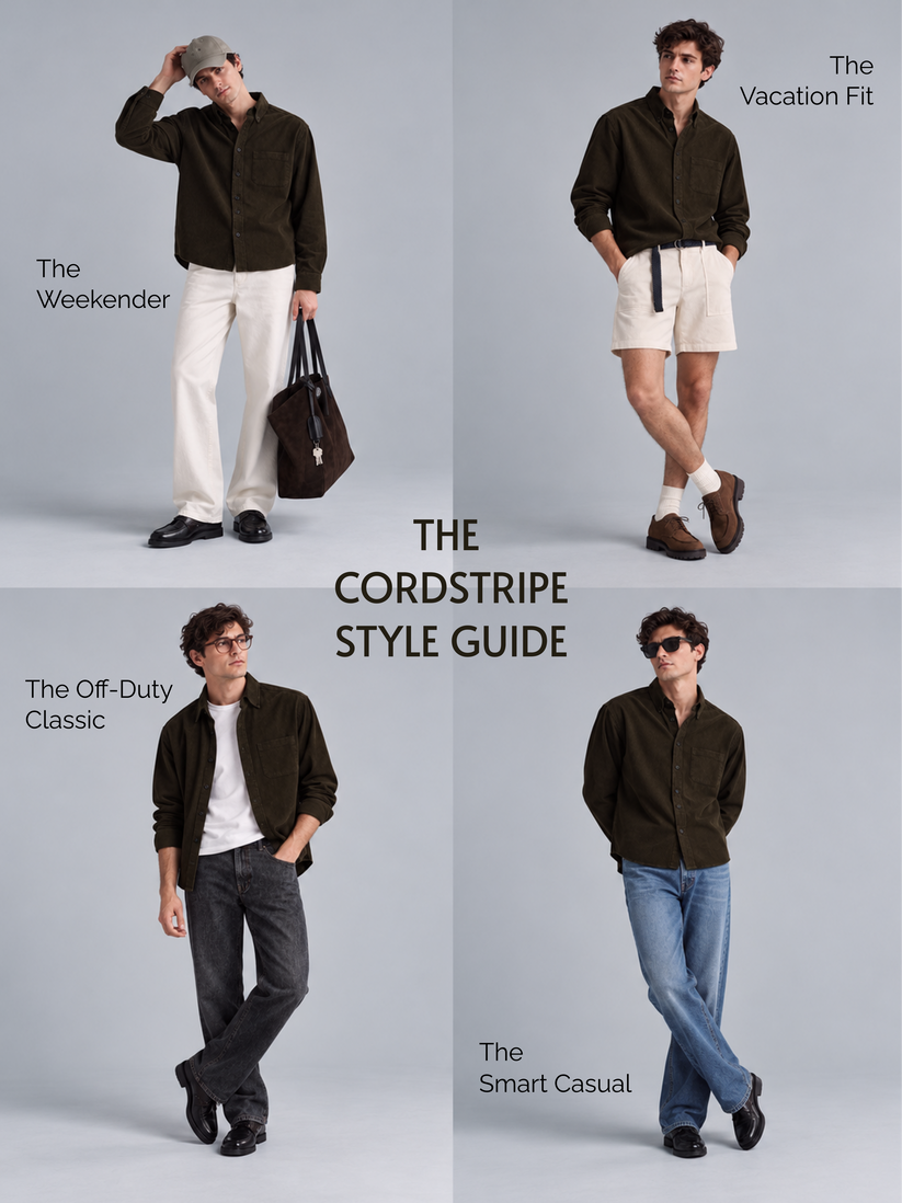 Deep Brown CordStripe™ Shirt