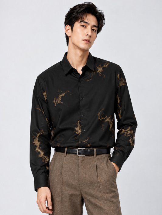 Slim Fit Midnight Ember Shirt