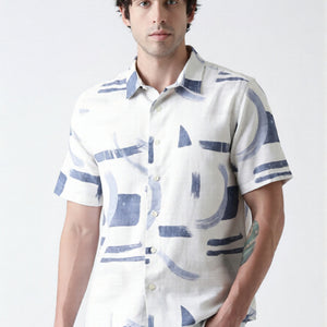 Brush Stroke Print Shirt