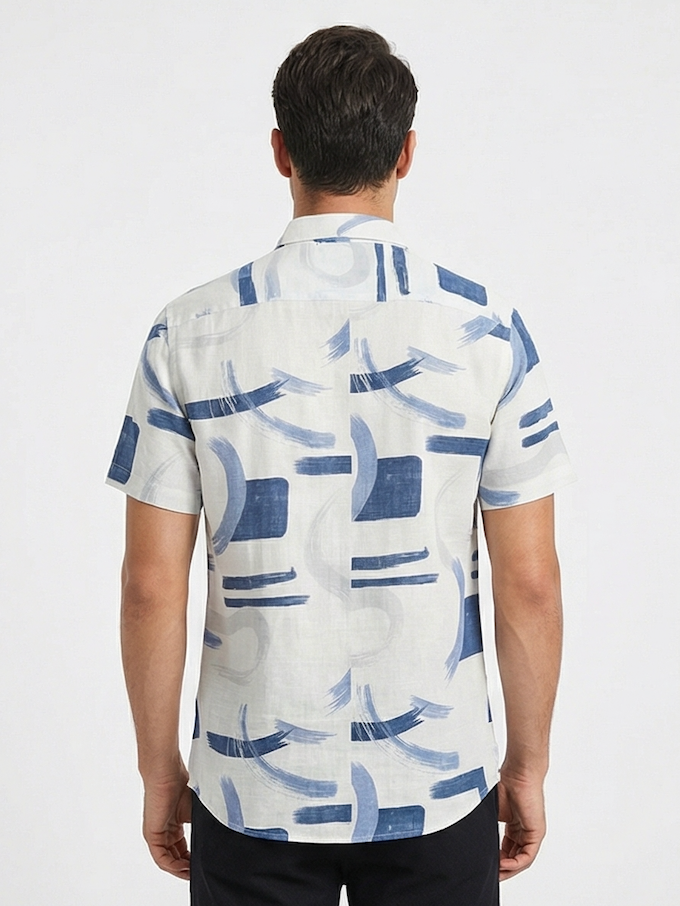 Paint Stroke Print Shirt