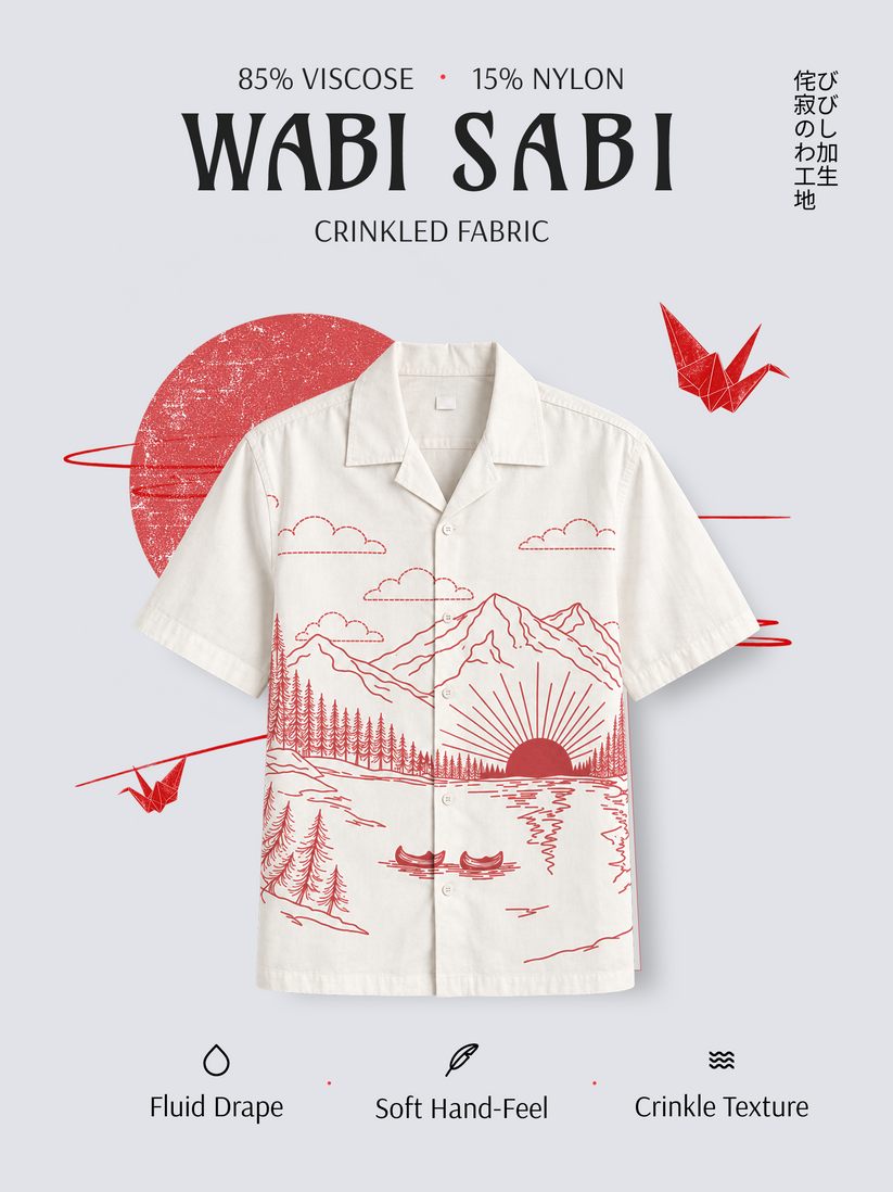 The Fuji Daybreak Crinkled Shirt