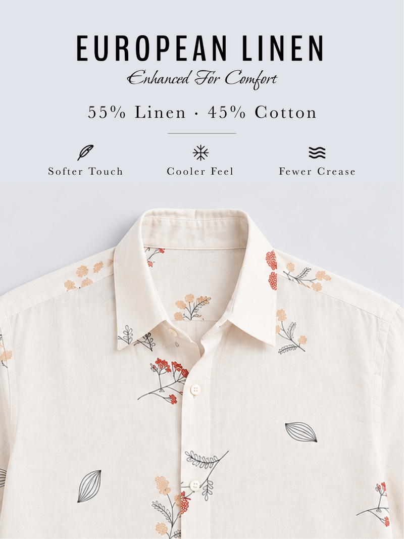 Linen Rich Meadow Bloom Shirt