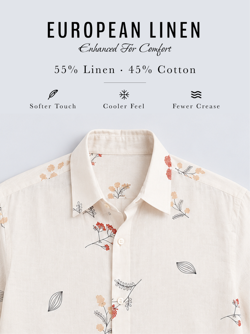 Linen Rich Meadow Bloom Shirt