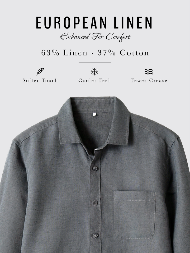 Linen Rich Grey Shirt