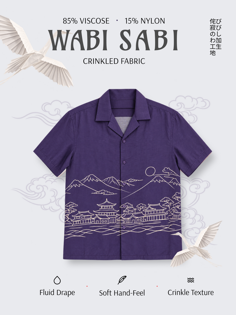 The Kyoto Horizon Crinkled Shirt