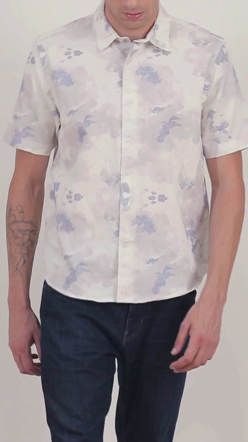 Ivory Mist Print Shirt