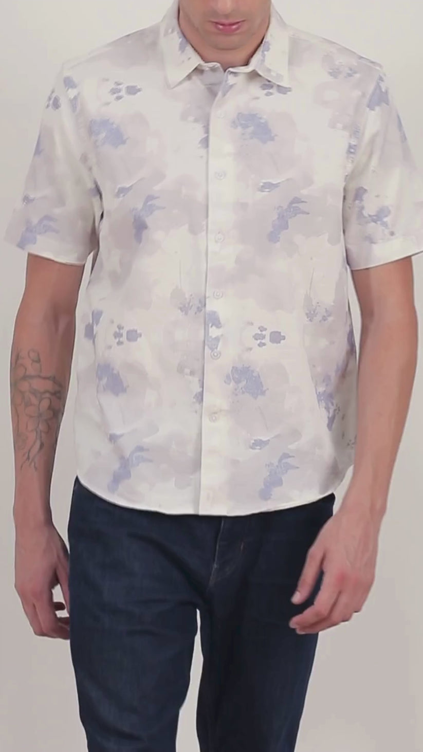 Ivory Mist Print Shirt