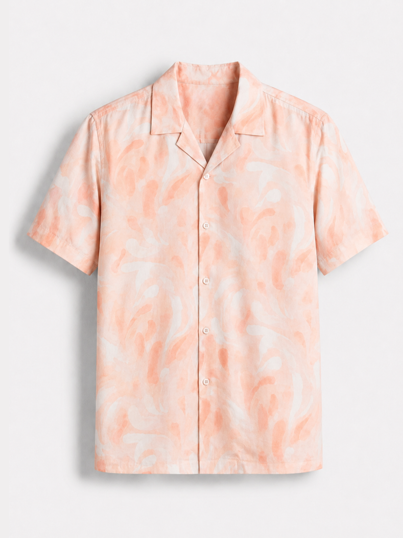 TENCEL™ Peach Print Shirt