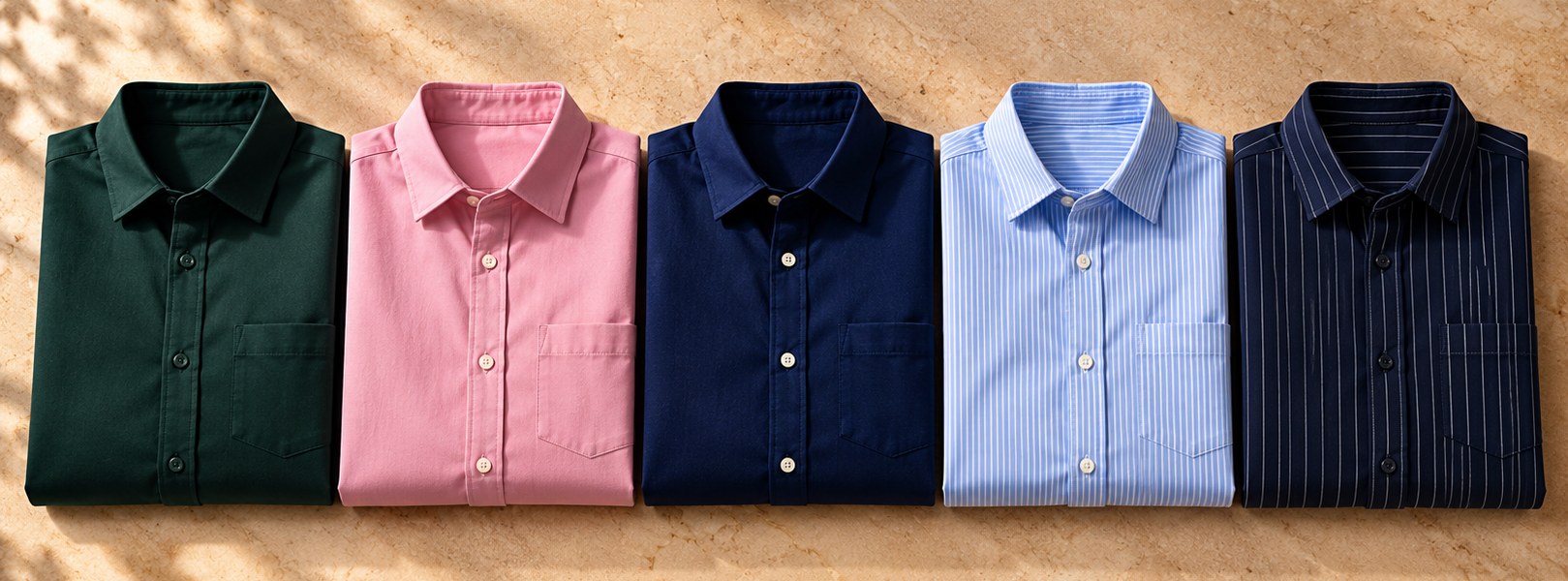Five curated Oxford shirts