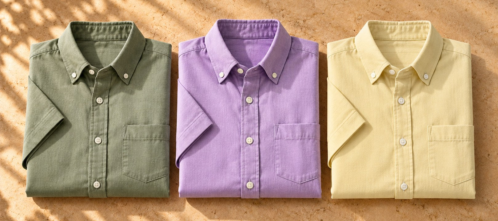 Three curated Oxford shirts