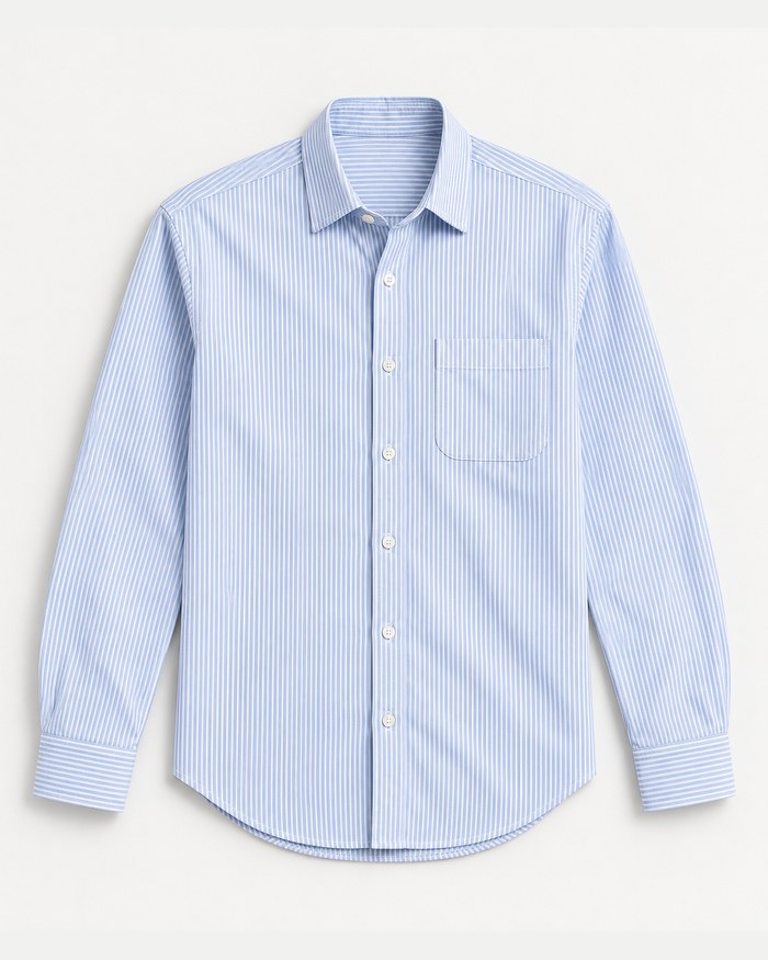 Oxford Blue Striped Shirt